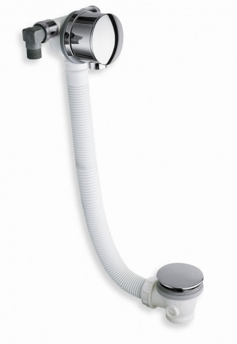 Luxury Bath Overflow Filler with Clicker Waste Luxury Bath Overflow Filler with Clicker Waste