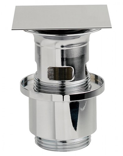 Luxury Square Basin Clicker Waste Slotted Luxury Square Basin Clicker Waste Slotted