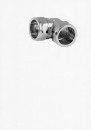 42mm 90 Degree Compression Elbow Chrome