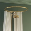 Circular Shower Curtain Rail Antique Gold