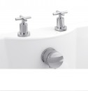 Modern Cross Head Bath Deck Valves